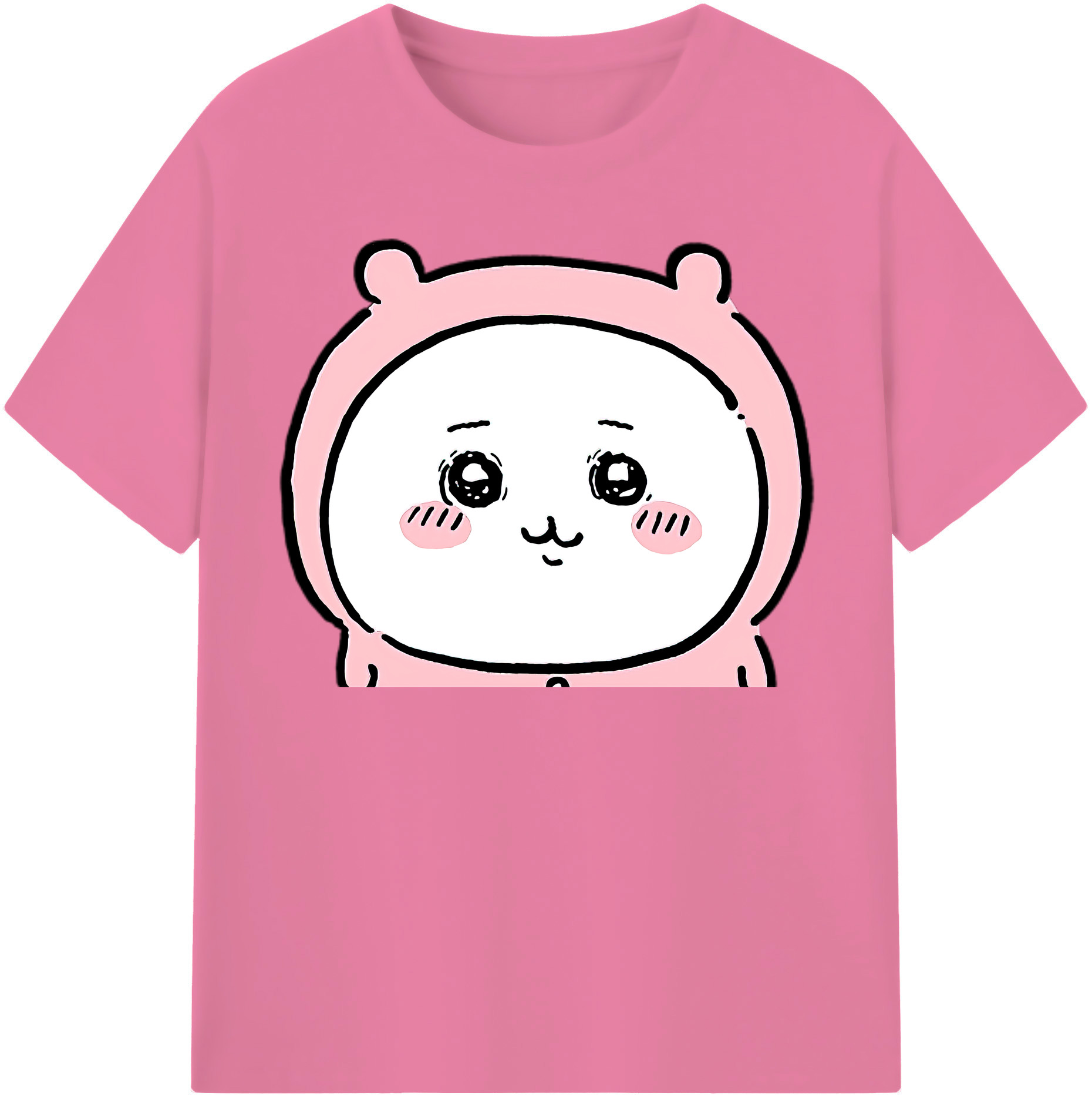 （画像用） ちいかわ ちいかわ Chii-kawa chiikawa 綿100％半袖Tシャツ（フロントプリント）